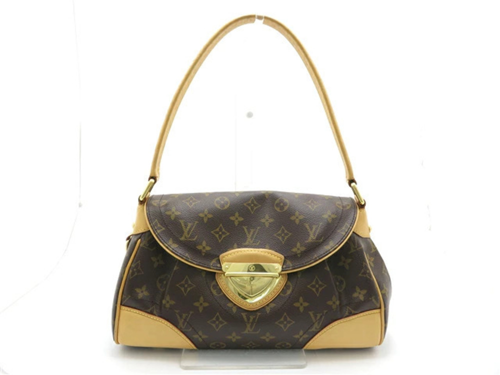 Louis Vuitton Bag Monogram Shoulder Beverly Hobo Brown
